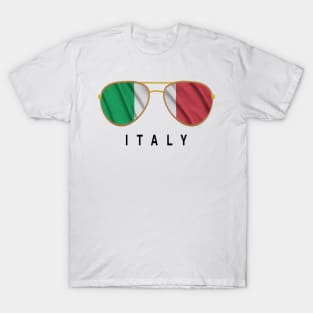 Italy Sunglasses, Italy Flag, Italy gift , Italian T-Shirt